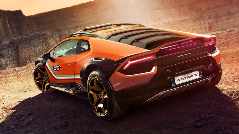 Illustration for article titled Everybody Shut Up and Bask in the Glory of this Real Lamborghini Huracan Safari Concept